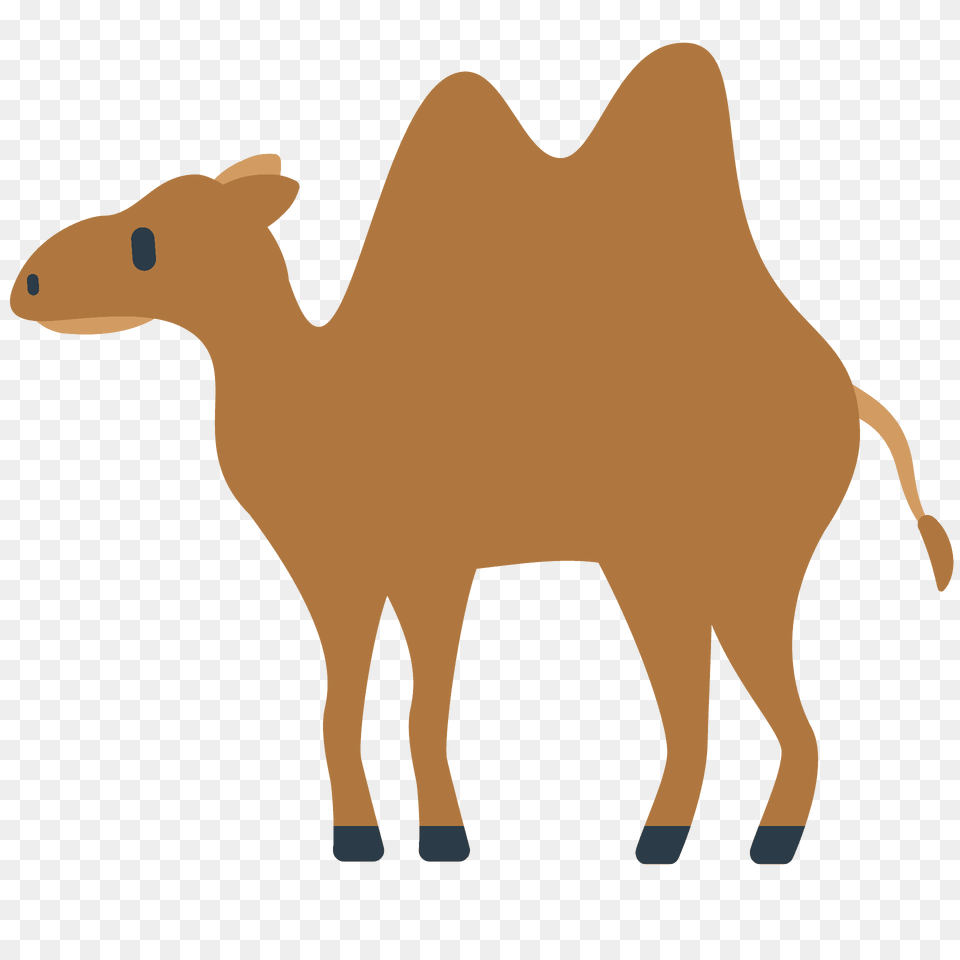 Two Hump Camel Emoji Clipart, Animal, Mammal, Pig Png Image