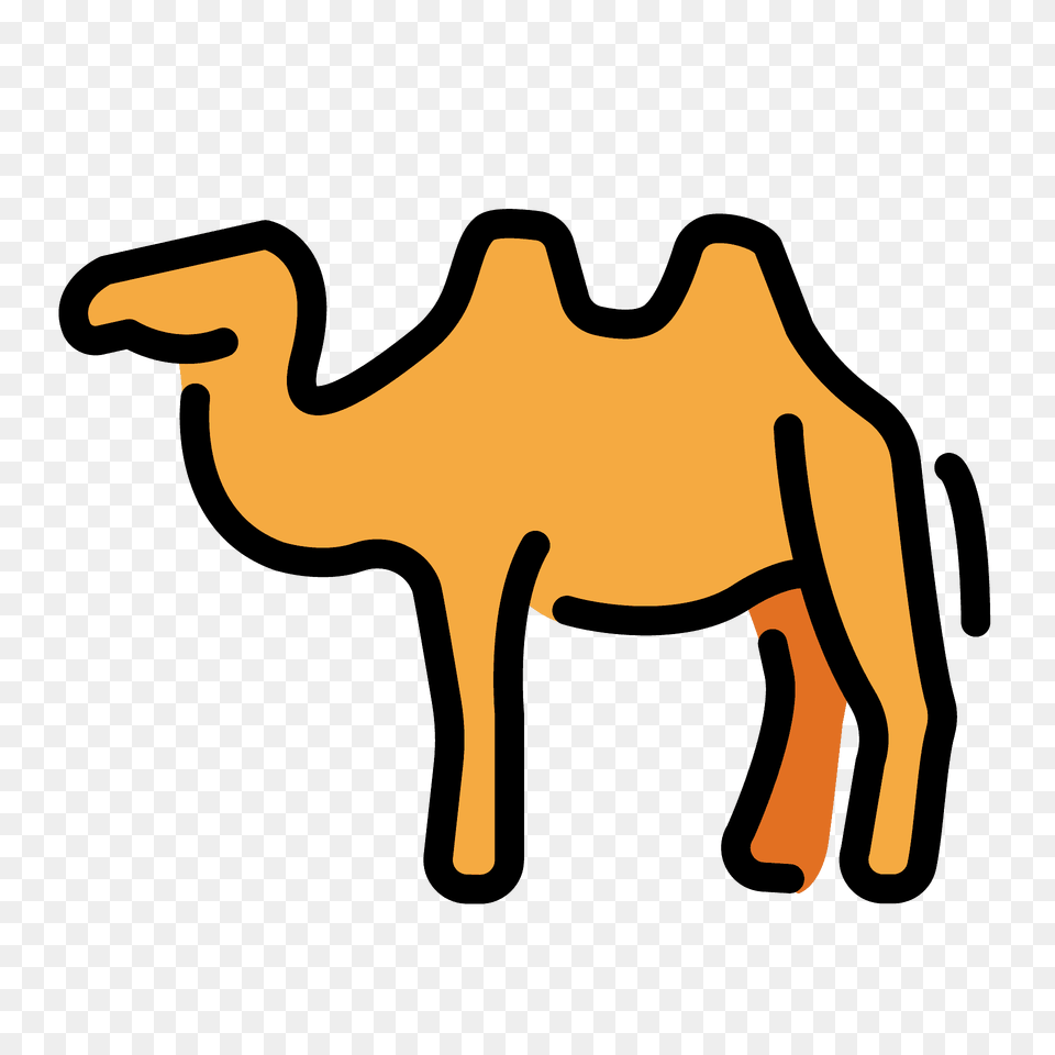 Two Hump Camel Emoji Clipart, Animal, Mammal, Reptile, Snake Free Png Download