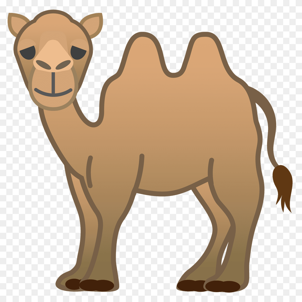 Two Hump Camel Emoji Clipart, Animal, Mammal, Kangaroo Png