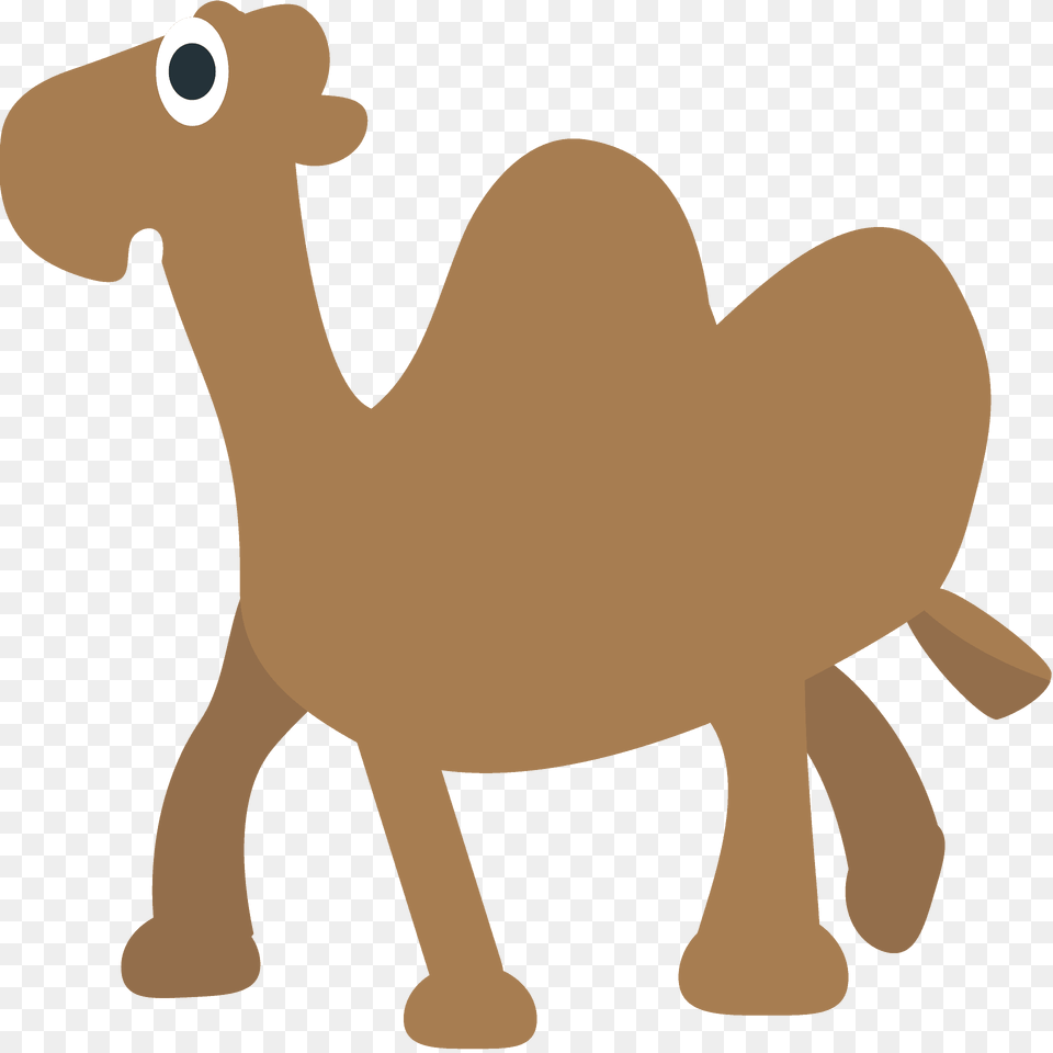 Two Hump Camel Emoji Clipart, Animal, Mammal, Bear, Wildlife Free Png