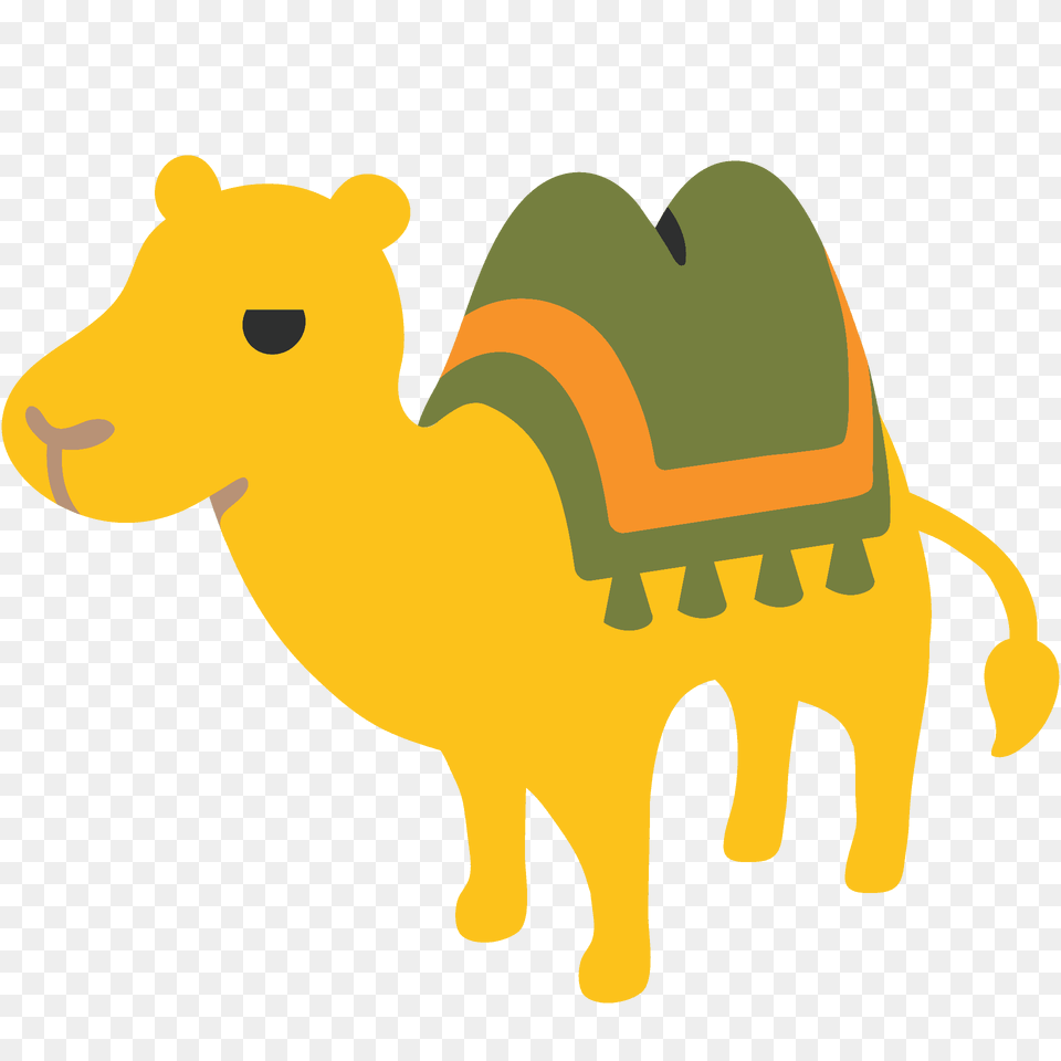 Two Hump Camel Emoji Clipart, Animal, Bear, Mammal, Wildlife Free Png