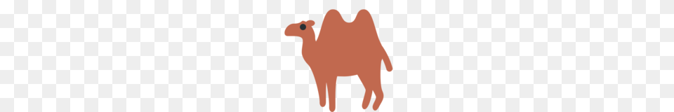 Two Hump Camel Emoji On Twitter Twemoji, Animal, Mammal, Baby, Person Free Png Download