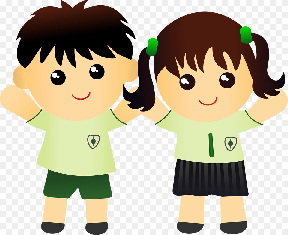 Two Kids Clipart, Book, Comics, Publication, Baby Png