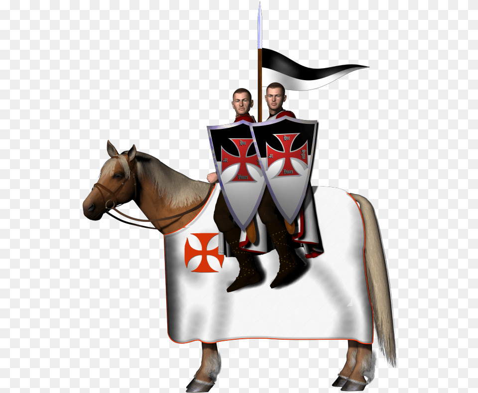 Two Knights On Horses, Person, Knight, People, Adult Free Transparent Png