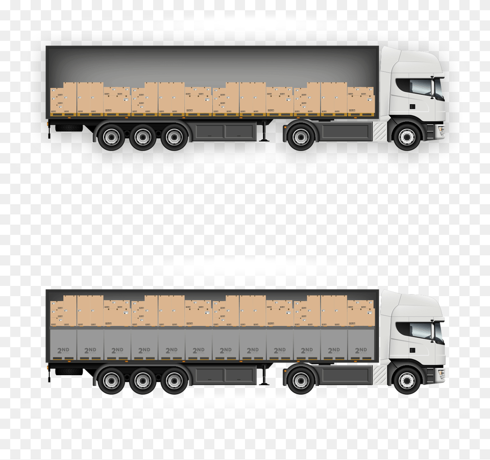 Two Level Truck, Trailer Truck, Transportation, Vehicle, Machine Free Transparent Png