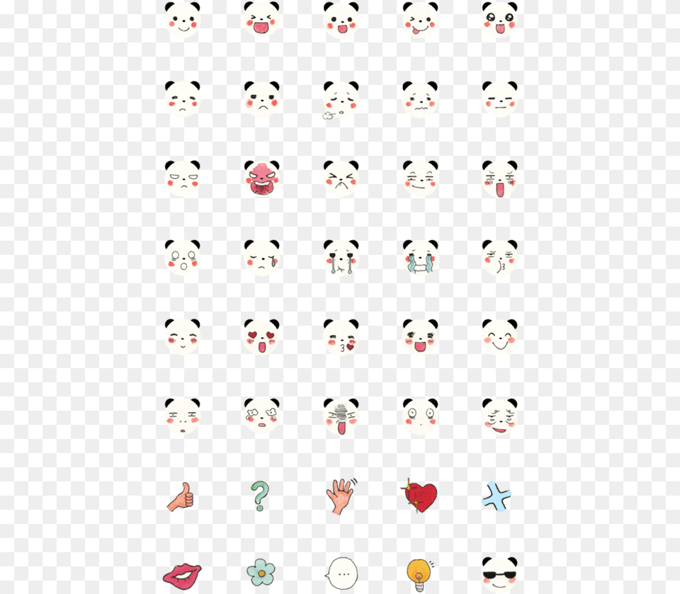 Two Little Rabbits Stickers, Pattern, Person, Face, Head Png Image