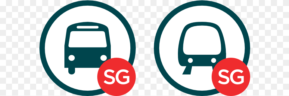 Two Logos For Two Transportation Apps Logo Icon Sg Bus Singapore My Transport Icon, Symbol Free Transparent Png
