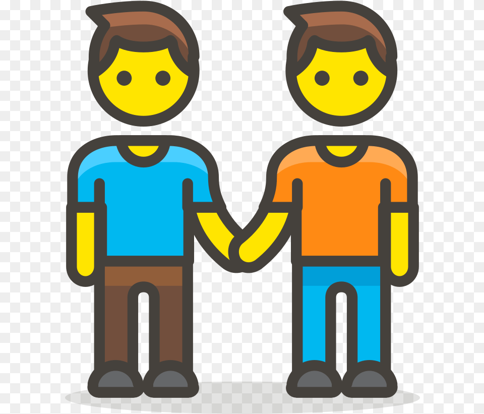 Two Men Holding Hands Two Men Holding Hands Emoji Png