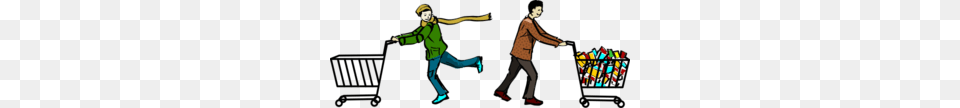 Two Men Shopping Clip Art, Adult, Female, Person, Woman Free Transparent Png