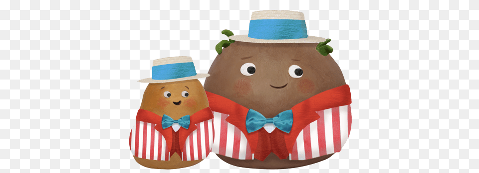 Two Mister Potatoes, Outdoors, Nature, Plush, Toy Png Image