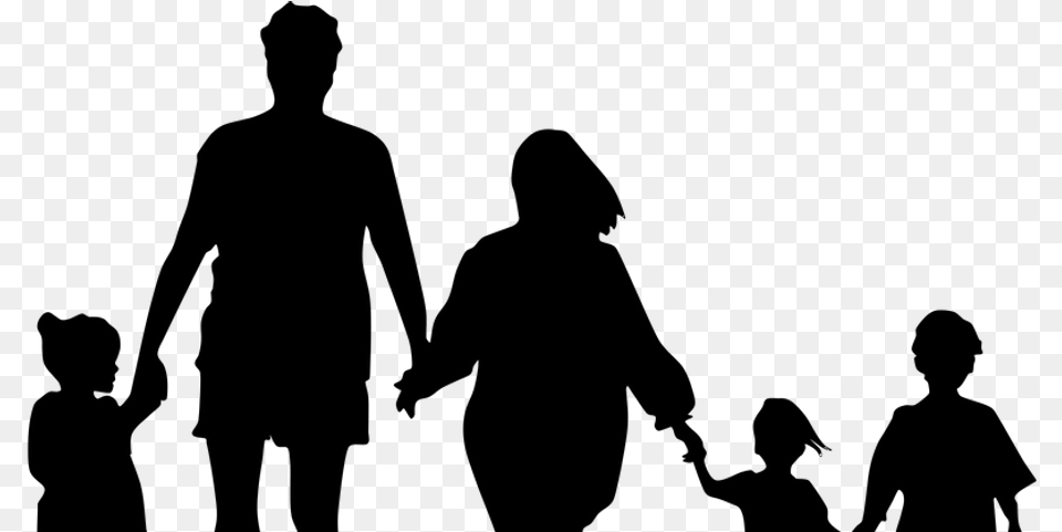Two Months Ago My Mother Committed Suicide Family Holding Hands Silhouette Png Image