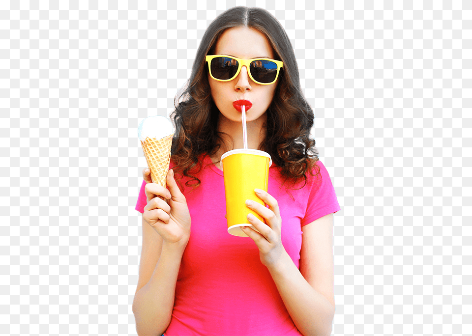 Two New Product Developments We Also Offer Are Juice Drinking Girl, Cream, Cup, Dessert, Disposable Cup Free Png