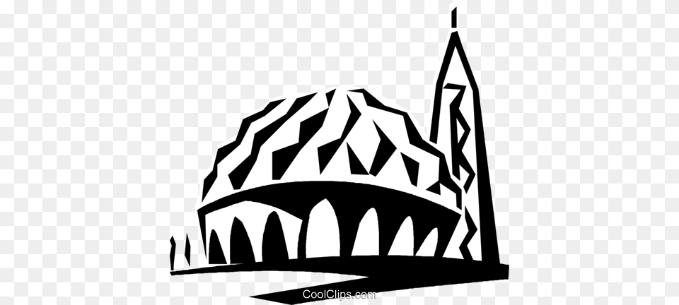 Two Niles Mosque Egypt Royalty Vector Clip Art Illustration, Architecture, Building, Dome, Animal Png