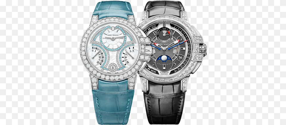 Two Ocean 20th Anniversary Timepieces Harry Winston Basel 2018, Arm, Body Part, Person, Wristwatch Free Transparent Png