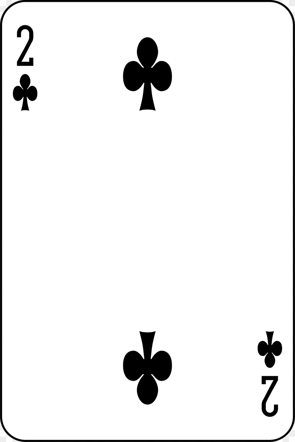 Two Of Clubs Clipart, Symbol Png Image