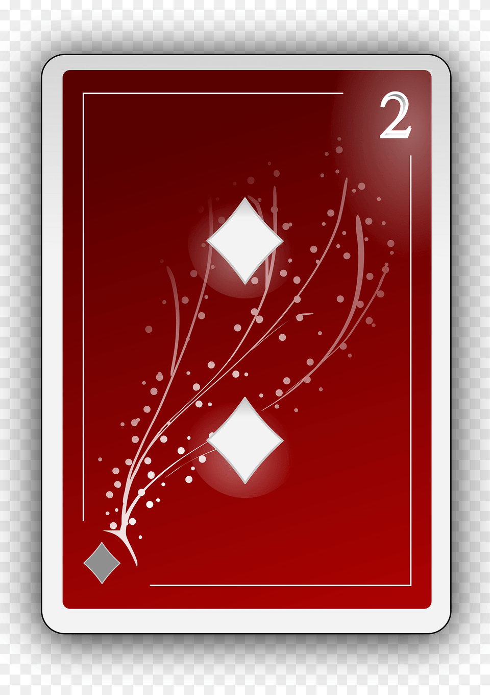 Two Of Diamonds Clipart, Art, Graphics, Envelope, Greeting Card Free Png