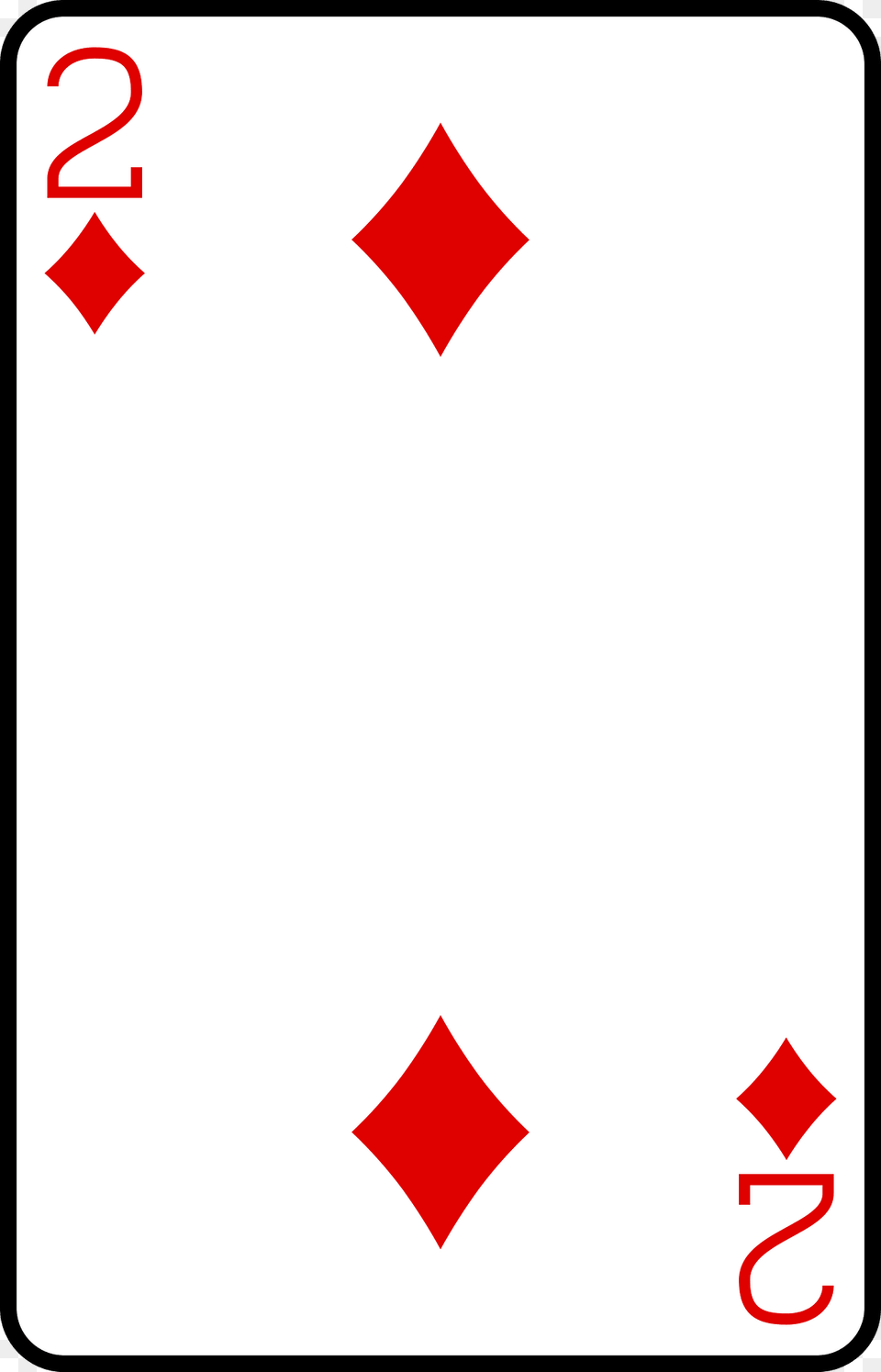 Two Of Diamonds Clipart, Symbol Png Image