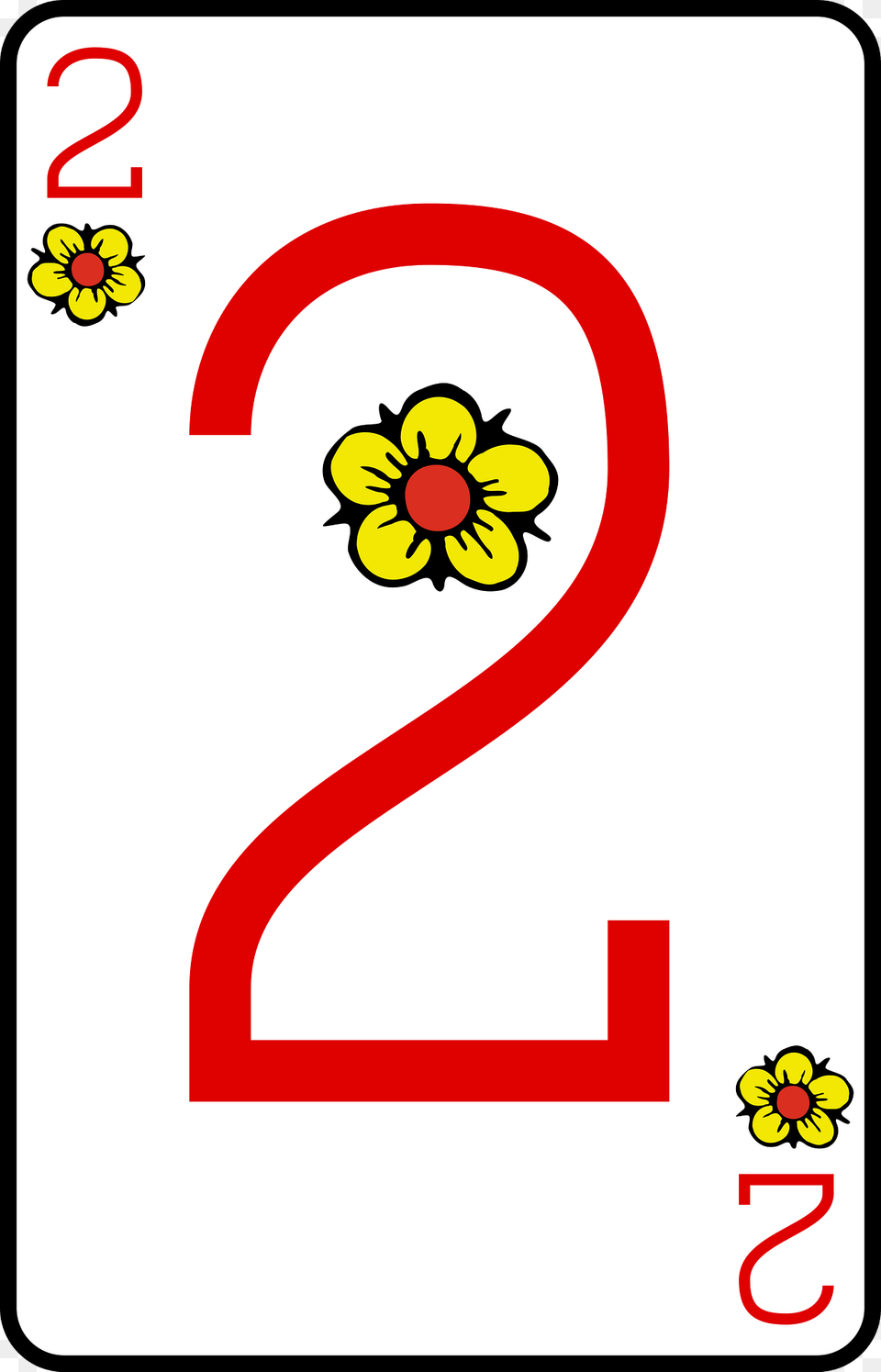 Two Of Roses Clipart, Number, Symbol, Text Png