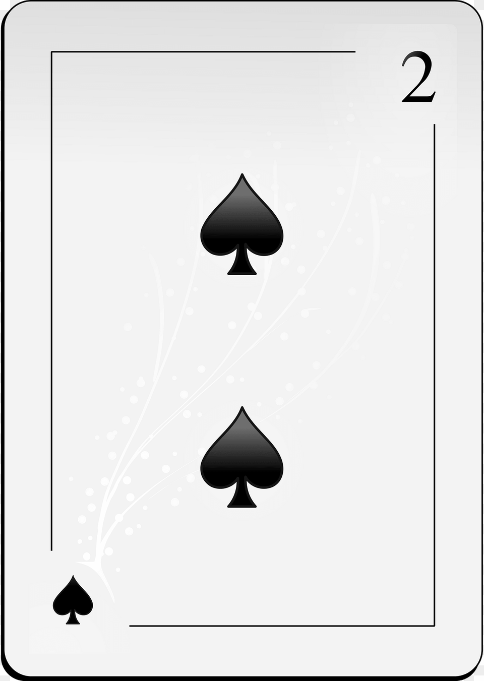 Two Of Spades Clipart, Text, Symbol Free Png Download