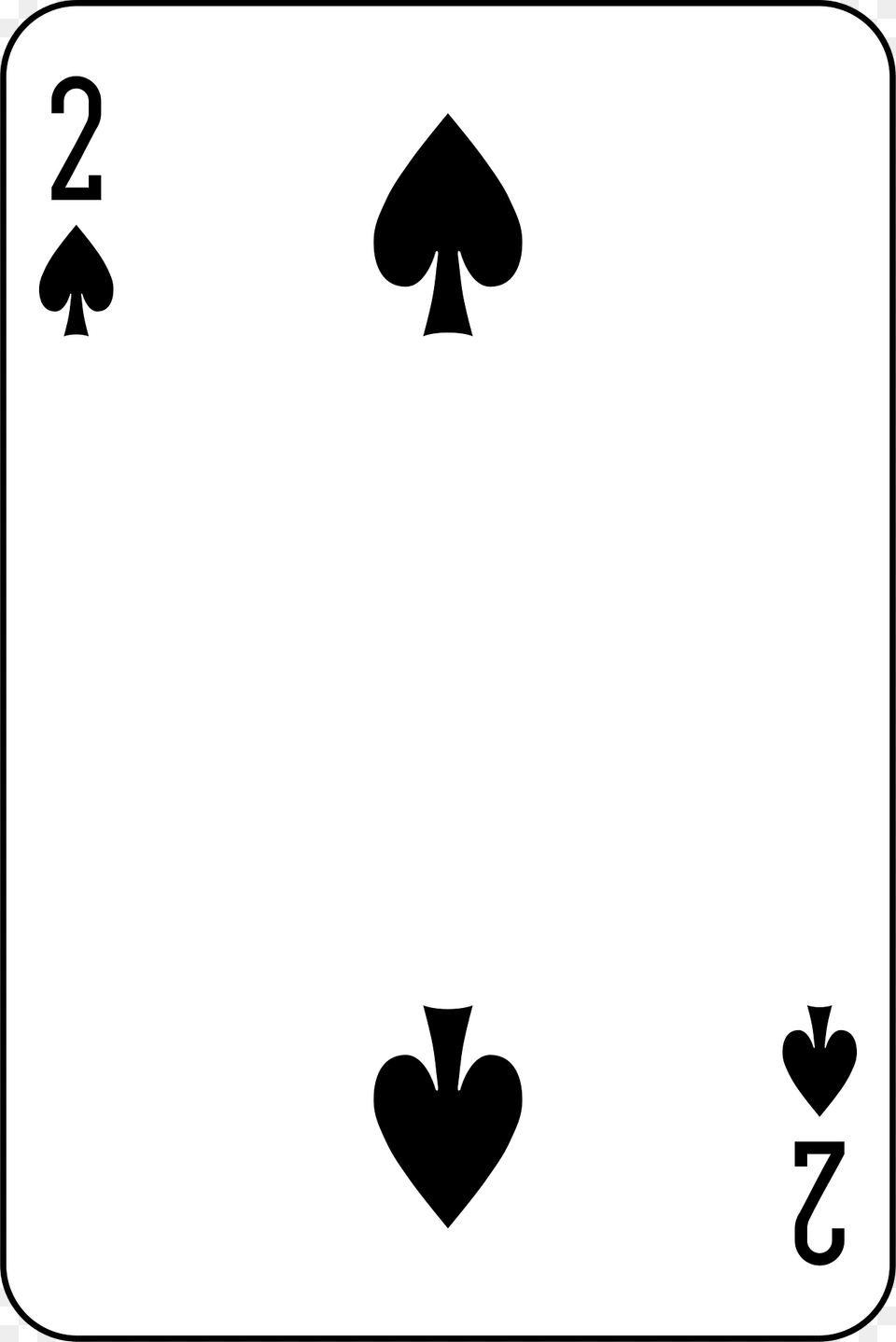 Two Of Spades Clipart, Symbol Free Png Download