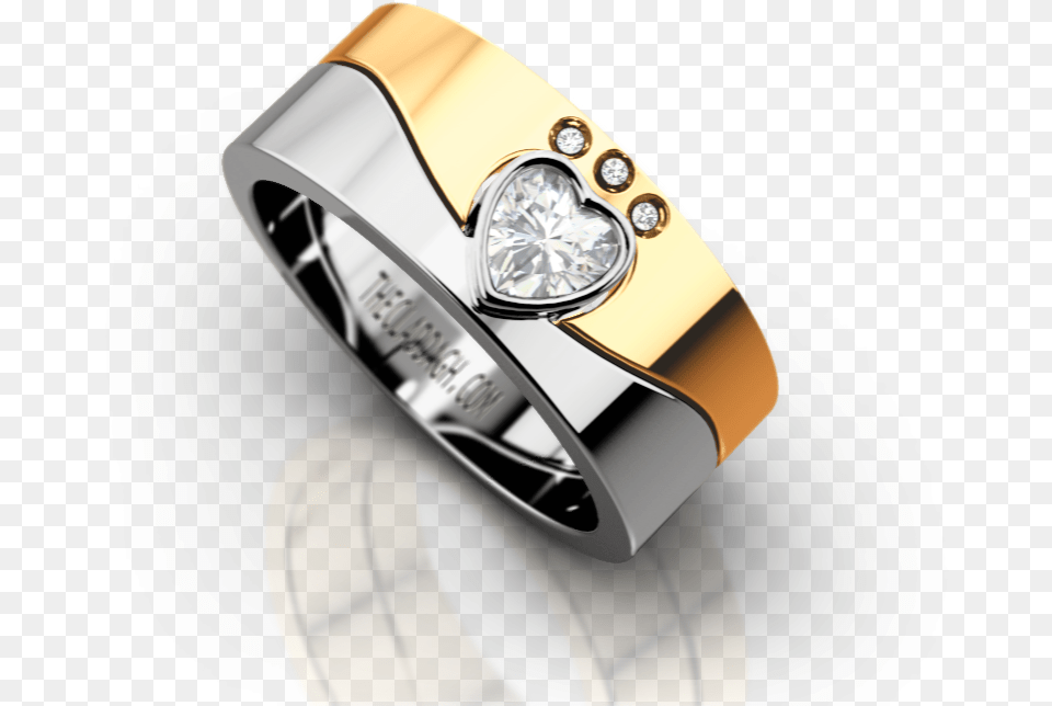 Two Part Claddagh Band In 14 Karat In Pre Engagement Ring, Accessories, Diamond, Gemstone, Jewelry Png