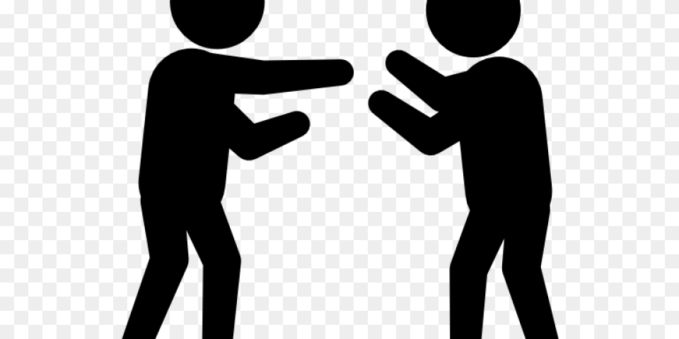 Two People Arguing Download Clip Art, Gray Png