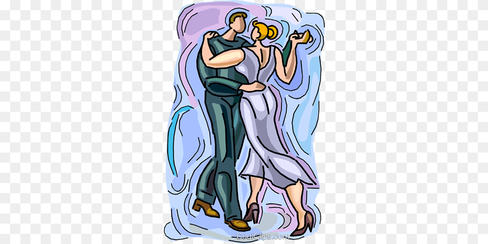 Two People Dancing Royalty Vector Clip Art Illustration, Tango, Dance Pose, Person, Leisure Activities Free Transparent Png