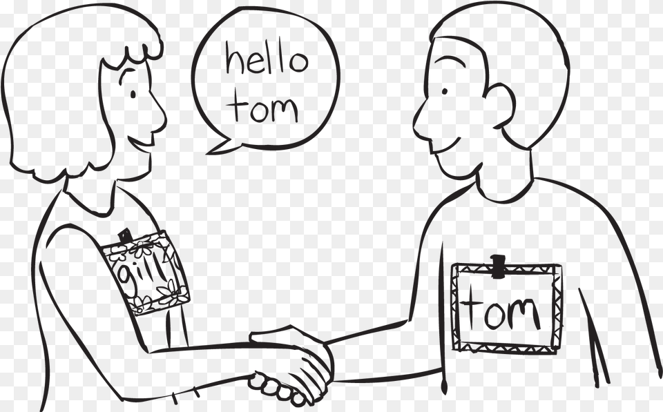 Two People Shaking Hands In A Fun Get To Know You Name, Clothing, T-shirt, Body Part, Hand Free Transparent Png