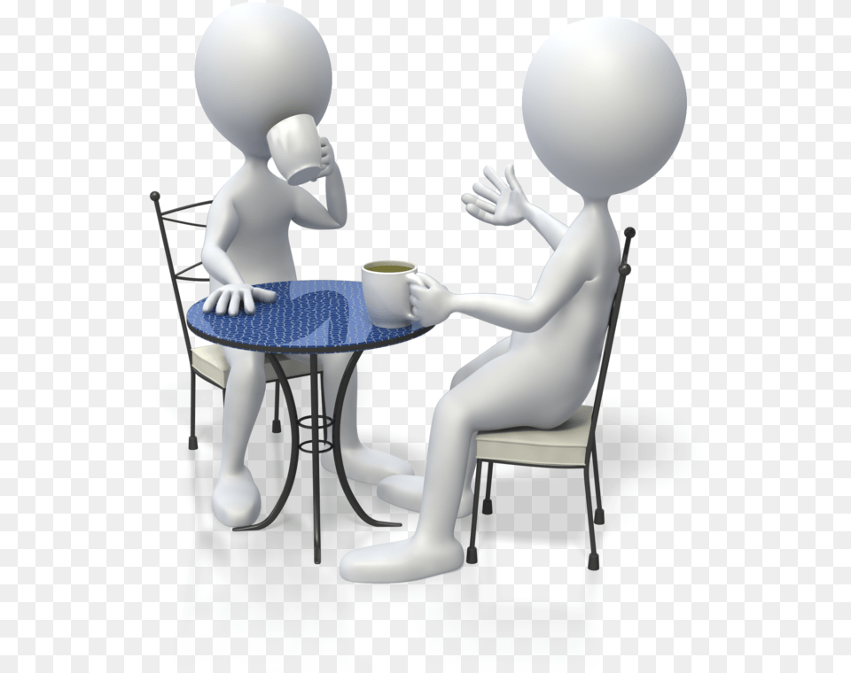Two People Talking 1 On 1 Conversation, Alien, Sitting, Person, Furniture Free Transparent Png