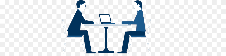 Two People Talking Two Person Talking, Table, Furniture, Desk, Crowd Png Image