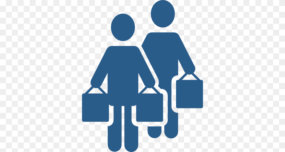 Two Persons Shopping Managility, Bag, Person Free Transparent Png