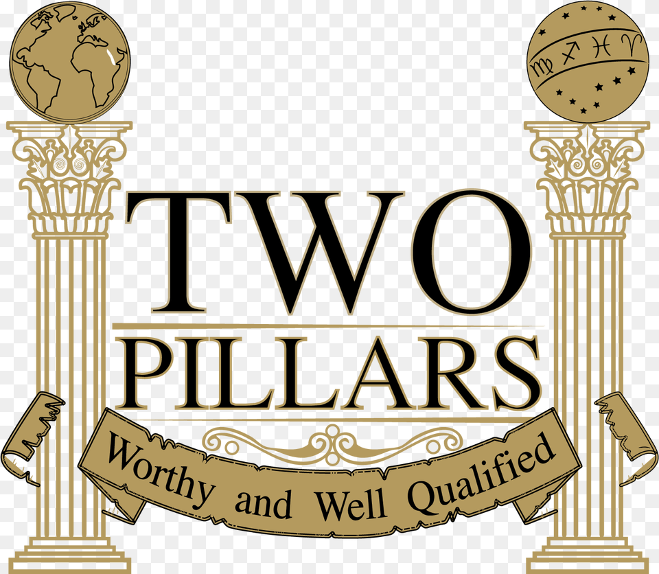 Two Pillars Tattoo Doric Columns, Architecture, Pillar, Text, Person Png Image