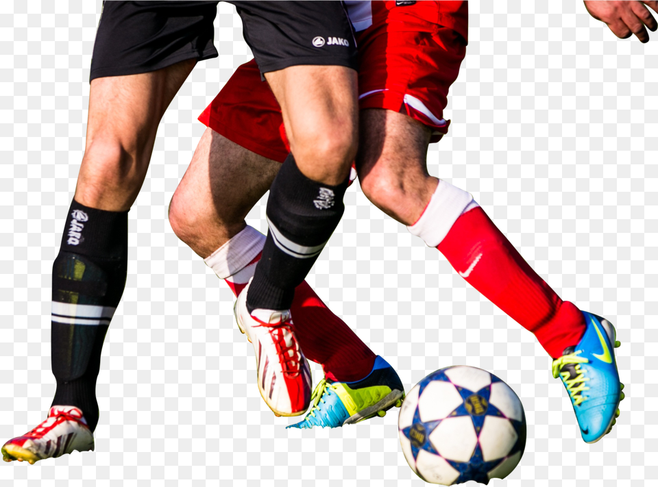 Two Players Playing Football Soccer Players, Sport, Sphere, Soccer Ball, Person Free Png