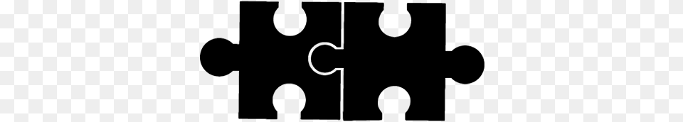 Two Puzzle Pieces Vector Quebra, Gray Free Png