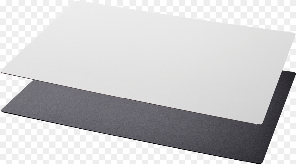 Two Rectangular Desk Pads One White And One Black Construction Paper Free Png