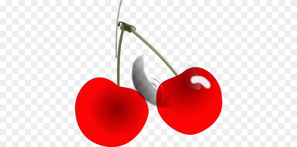 Two Red Cherries Icons Cherry, Food, Fruit, Plant, Produce Png