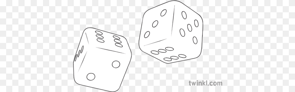 Two Red Dice Mid Roll General Board Games Chance Secondary Line Art, Game Png