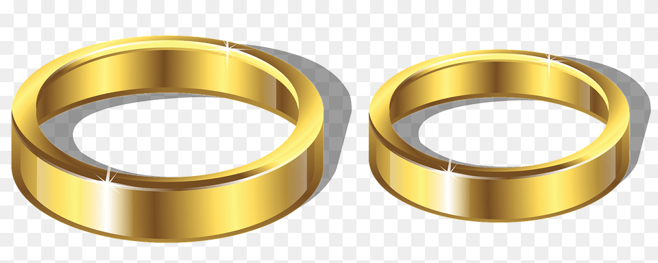 Two Rings Clipart, Accessories, Jewelry, Ring, Gold Png Image