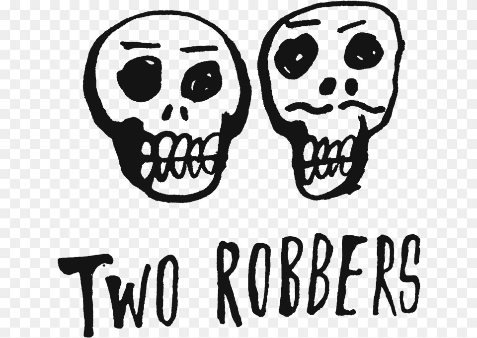 Two Robbers Hard Seltzer, Stencil, Face, Head, Person Free Png