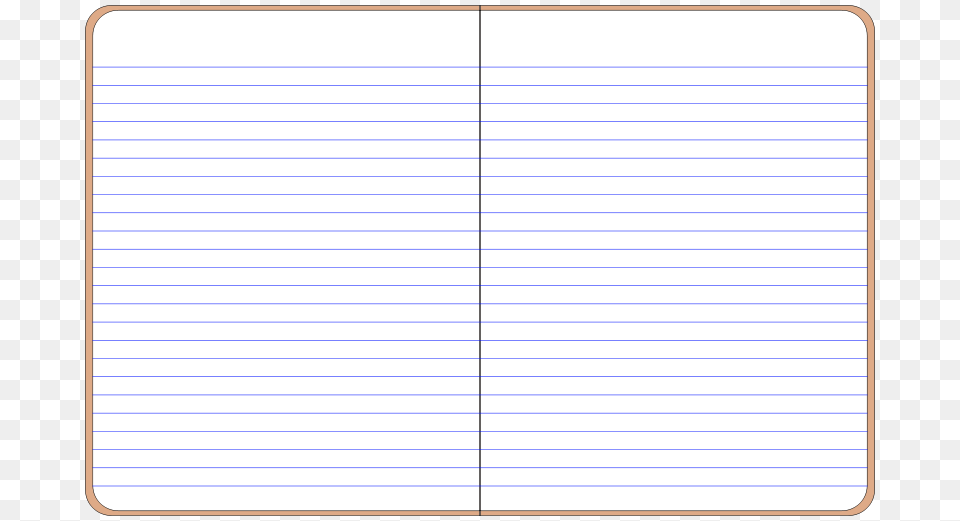 Two Side Notebook Open, Page, Text, Paper Free Png