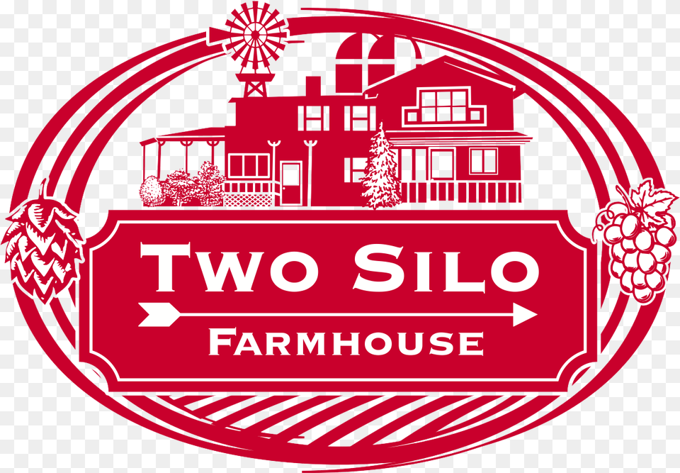 Two Silo Farmhouse Language, Logo, Photography Free Png Download