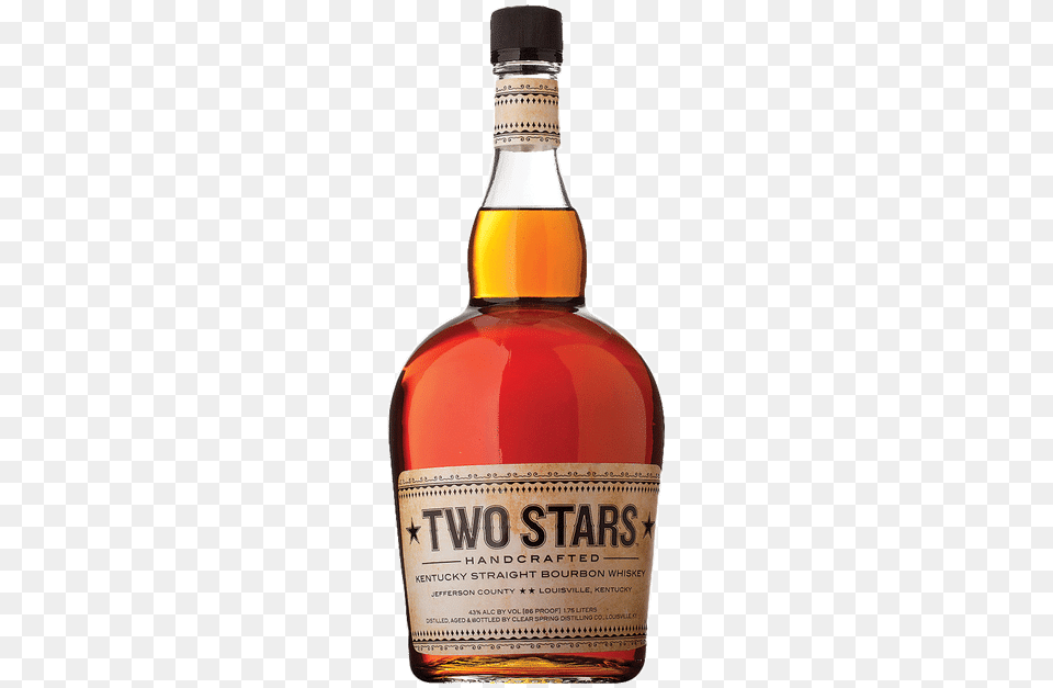 Two Stars Bourbon Two Stars Bourbon Review, Alcohol, Beverage, Liquor, Whisky Free Transparent Png