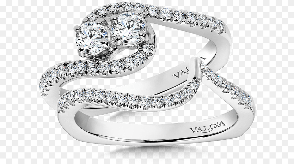 Two Stone 25 Diamond Ring Settings, Accessories, Jewelry, Silver, Gemstone Free Transparent Png