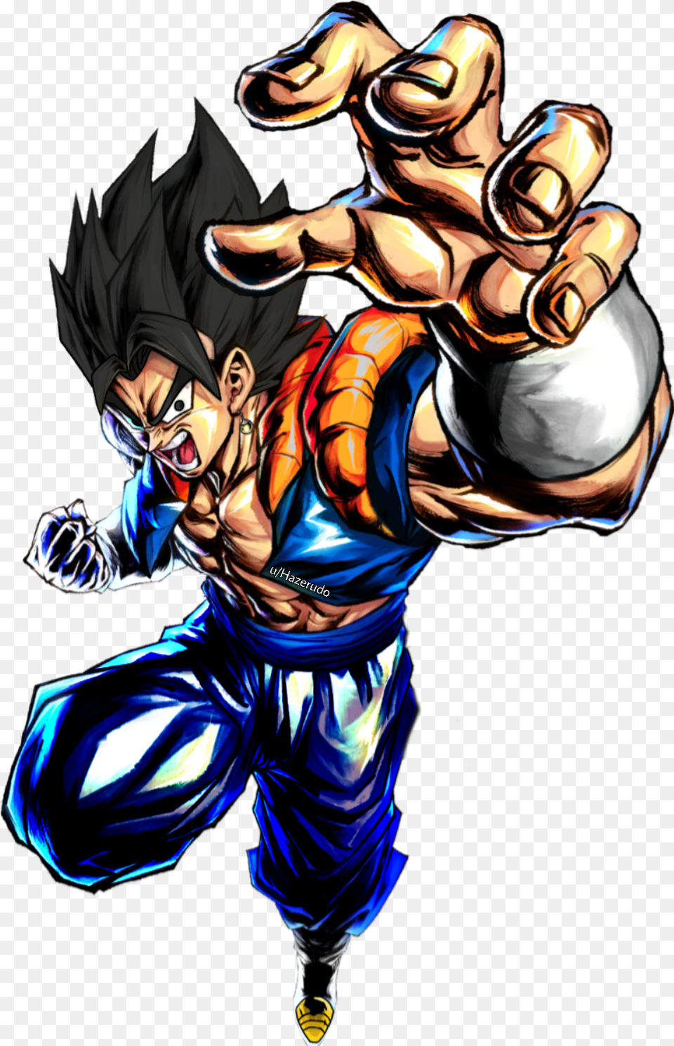 Two Strongest Gogito Dragon Ball Legends Gogeta Ssj, Publication, Book, Comics, Person Free Png Download