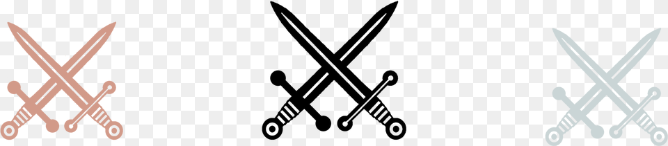 Two Swords Crossed, Sword, Weapon, Blade, Dagger Png