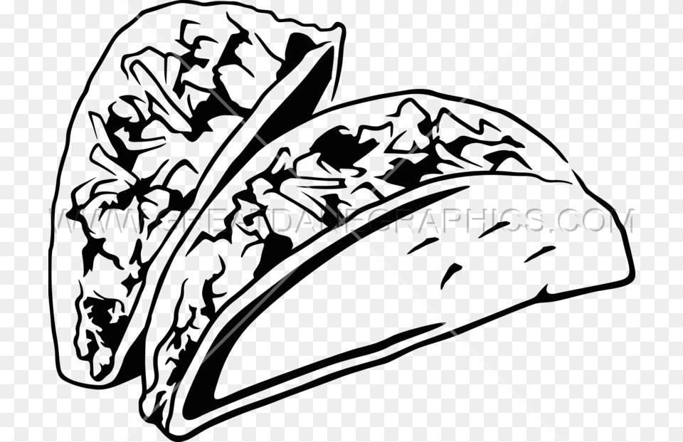 Two Tacos Production Ready Artwork For T Shirt Printing, Bow, Food, Produce, Weapon Free Transparent Png