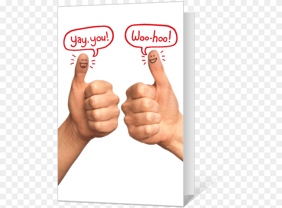 Two Thumbs Up Printable Father39s Day Printable Cards Funny, Body Part, Finger, Hand, Person Free Png
