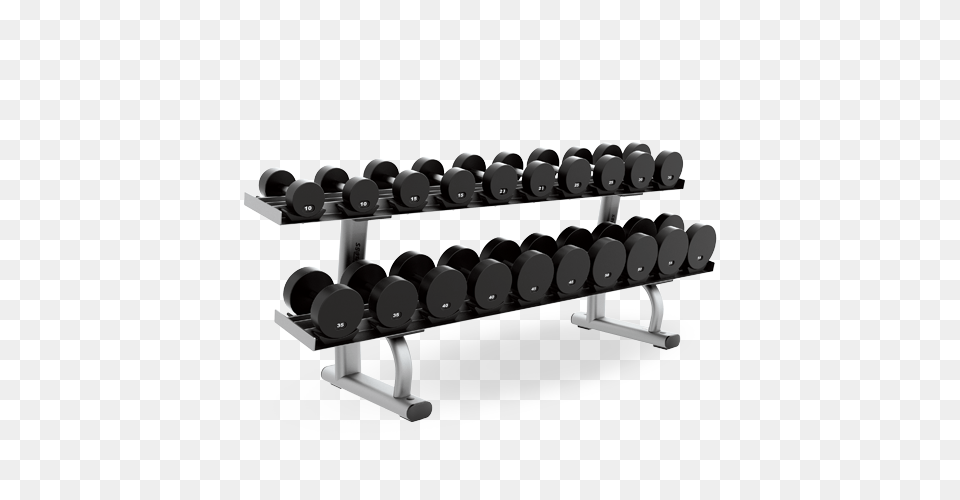 Two Tier Dumbbell Rack Lifefitness Gym, Fitness, Sport, Working Out, Gym Weights Free Png Download