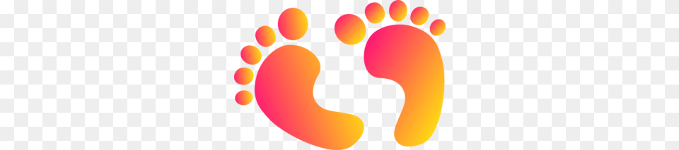 Two Tone Baby Feet Clip Art, Footprint Free Png
