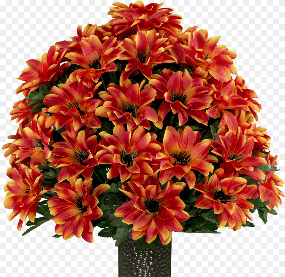 Two Tone Orange And Yellow Dahlias Md, Flower, Flower Arrangement, Flower Bouquet, Geranium Free Transparent Png